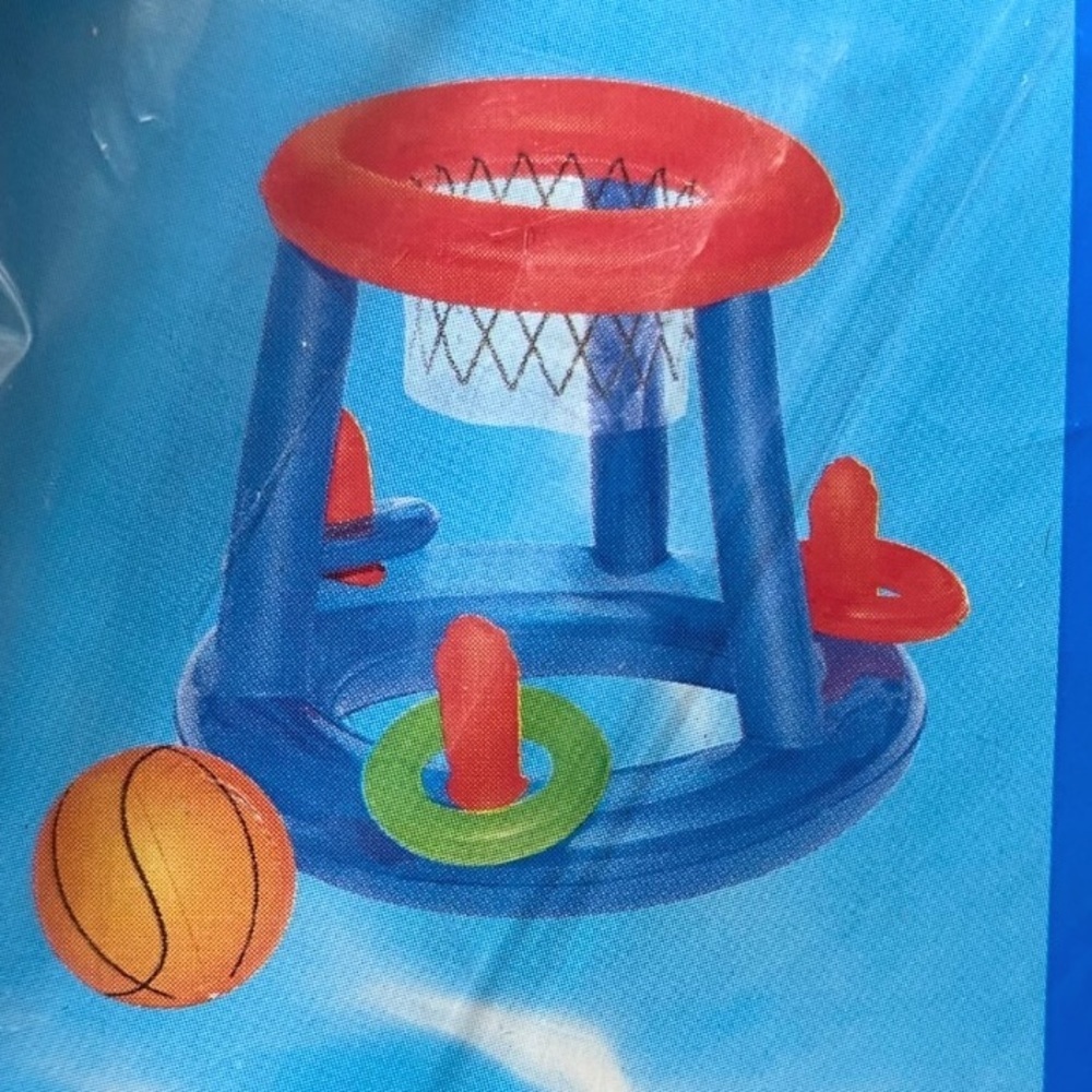 NWT Water Sun & Fun Inflatable Hoop & Ring Toss Set - Picture 6 of 6